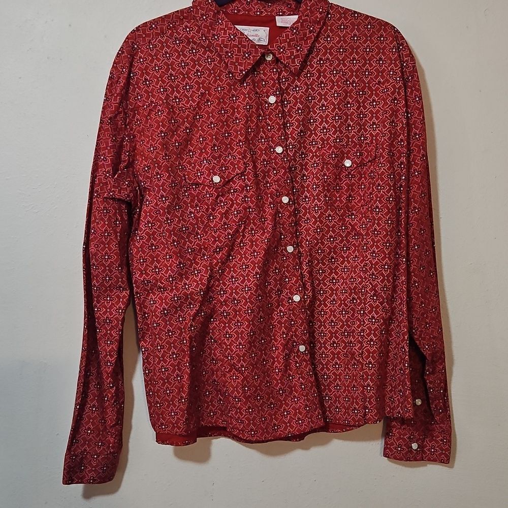 PANHANDLE WOMAN WEASTERN SHIRT  XXL